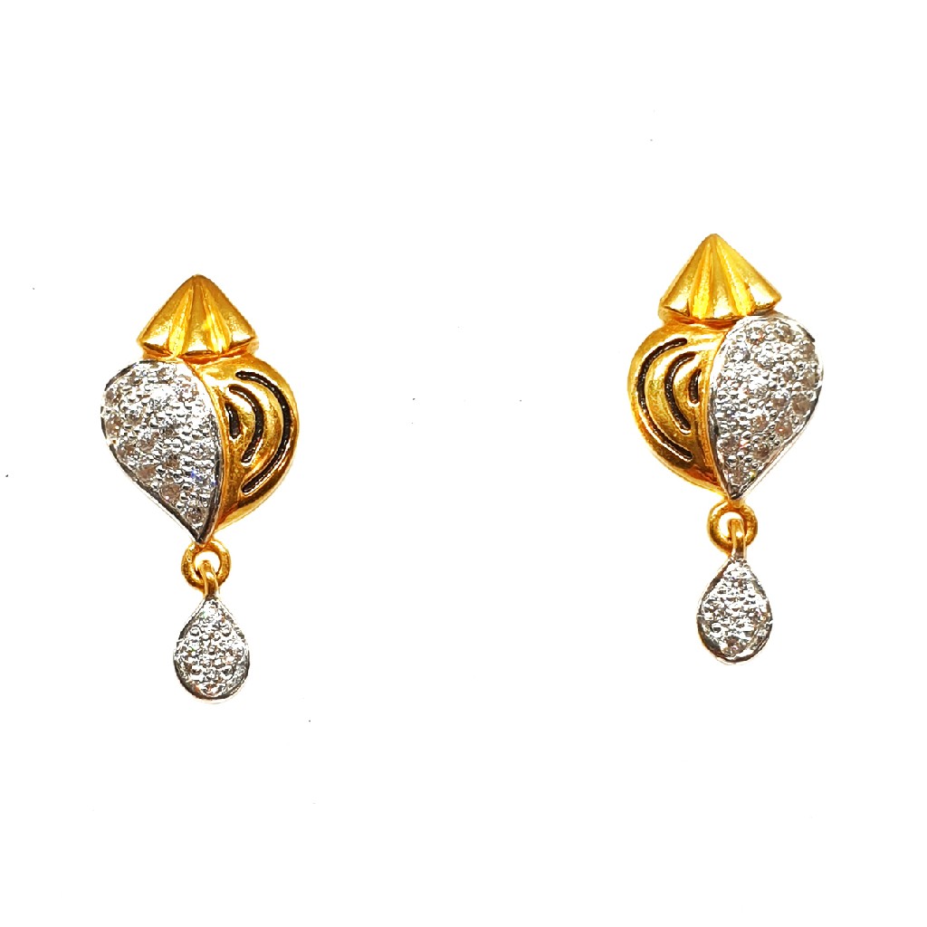22K Gold Designer Earrings MGA - BTG0285