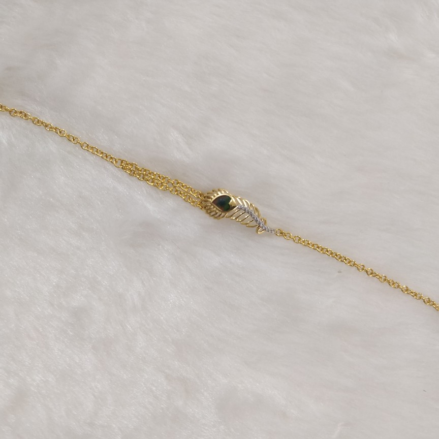 1 Gram Gold Plated with Diamond Latest Design Bracelet for Women  Sty   Soni Fashion
