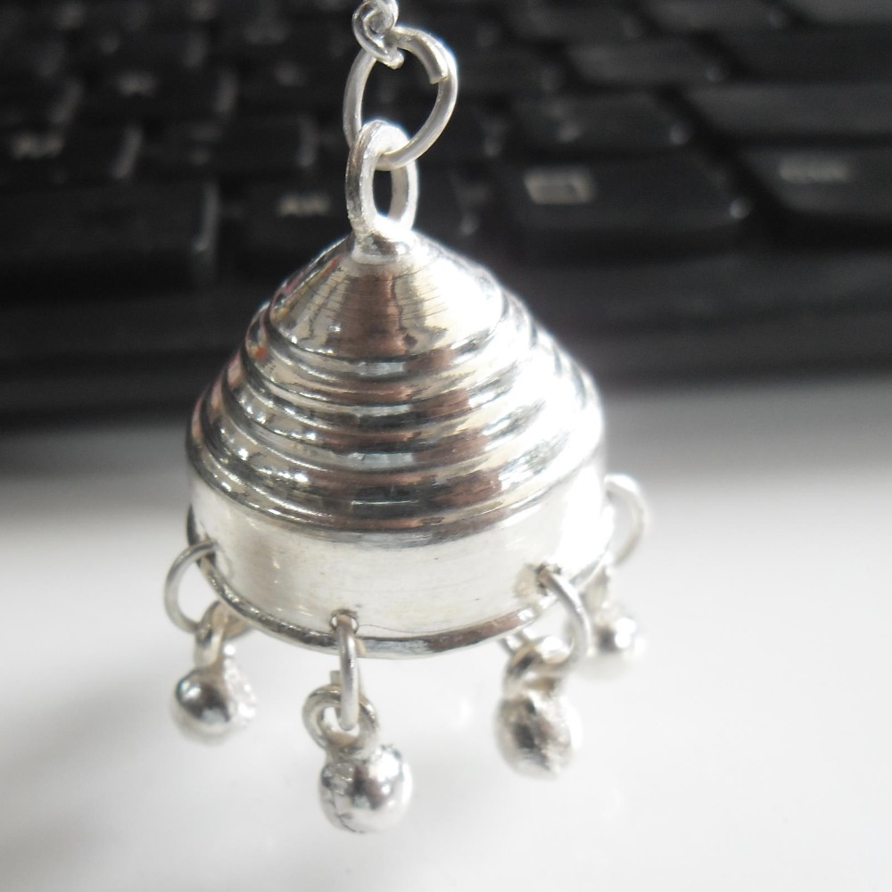 Silver Designer small  Chattar For  use Home Temple