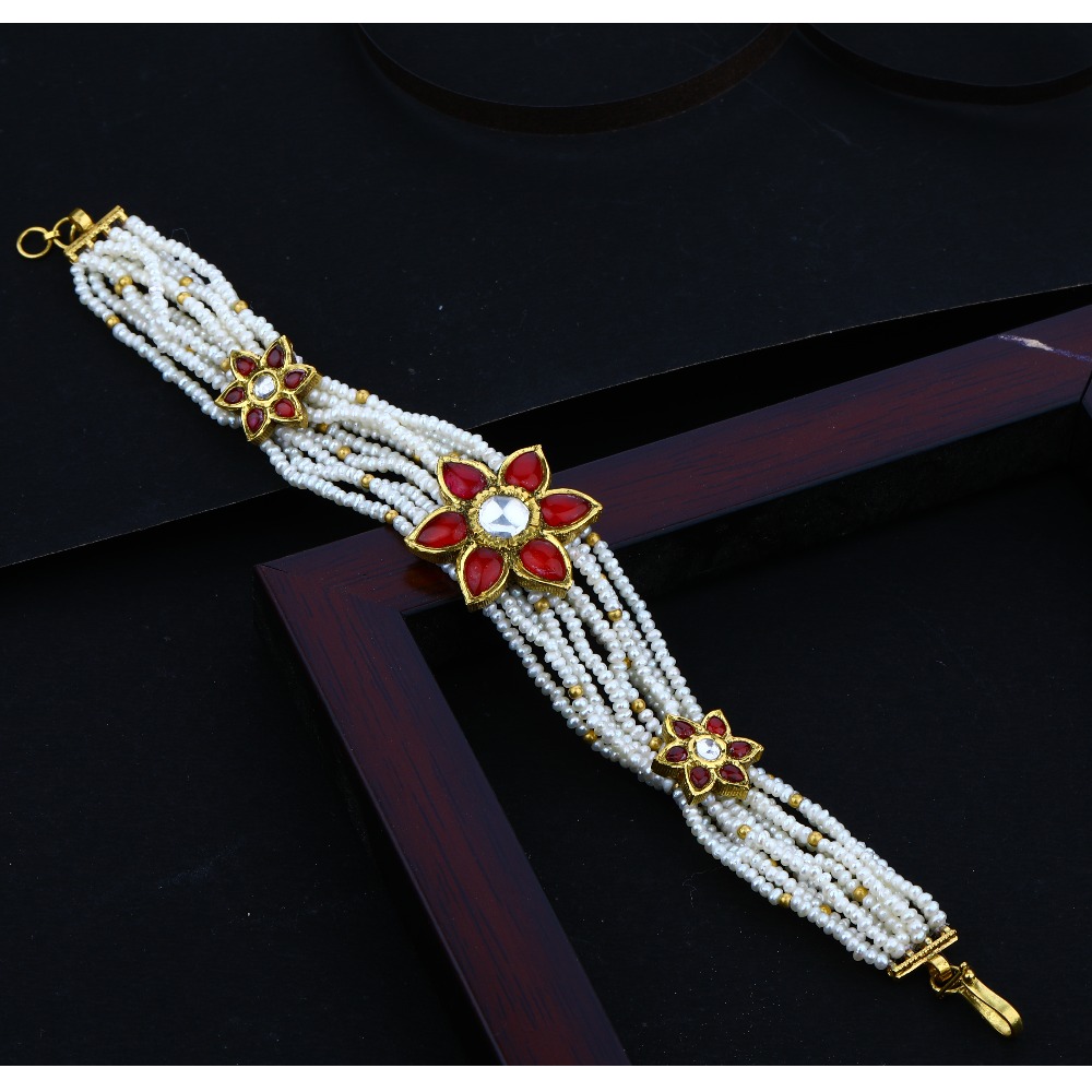 916 gold  Hallmark Classic Design Mani moti Bracelet 