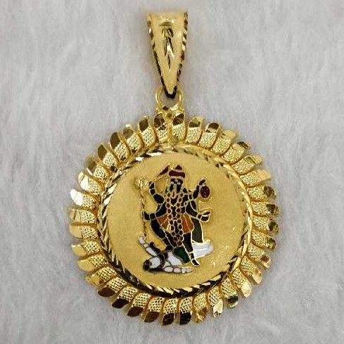 Mahakali god gold pendant