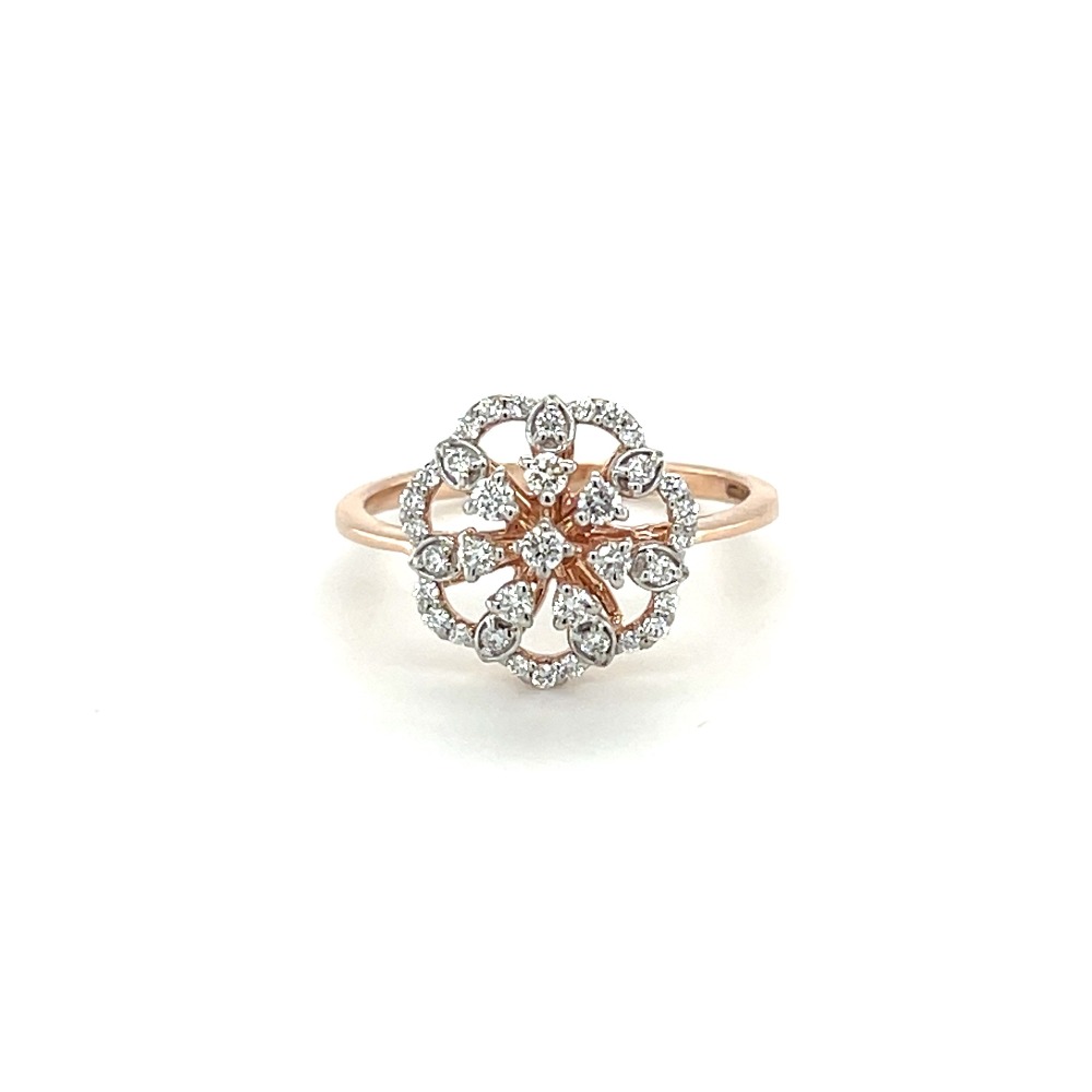 Rose Gold Timeless Grace Solitaire Diamond Ring – GIVA Jewellery