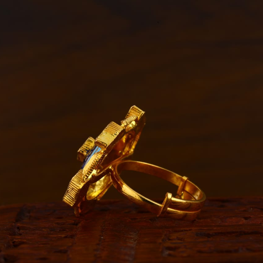 916 Gold Hallmark Antique Fancy Ladies Ring LAR132