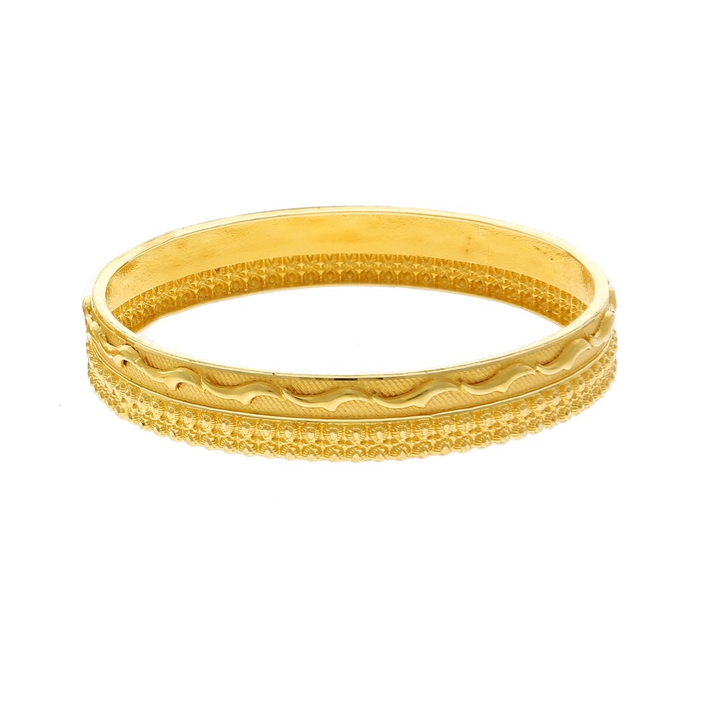 22kt simple gold bangles