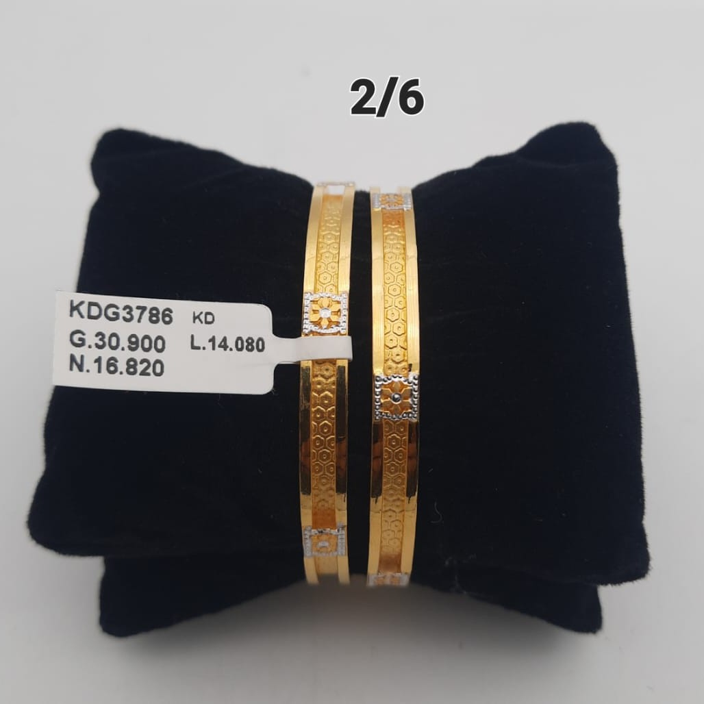 916 Yellow Gold Copper Kadli