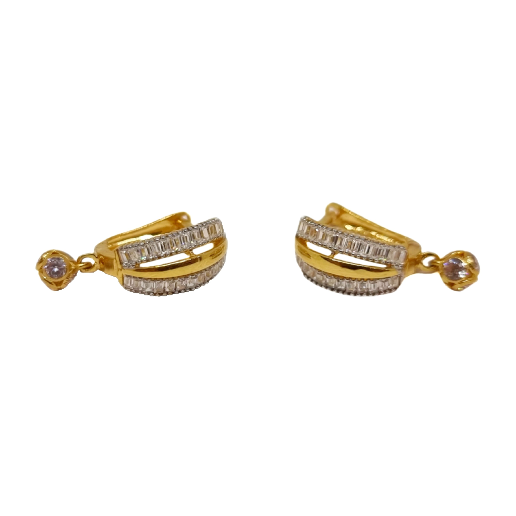18K Gold Fancy Bali Earrings MGA - BLG0654