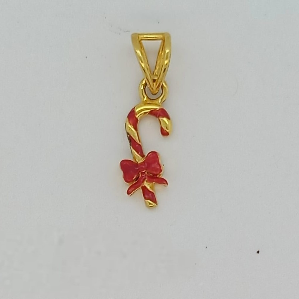 916 Gold Dazzling Plain Pendant
