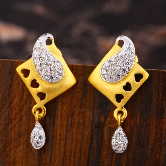 22 carat gold ladies earrings RH-LE720