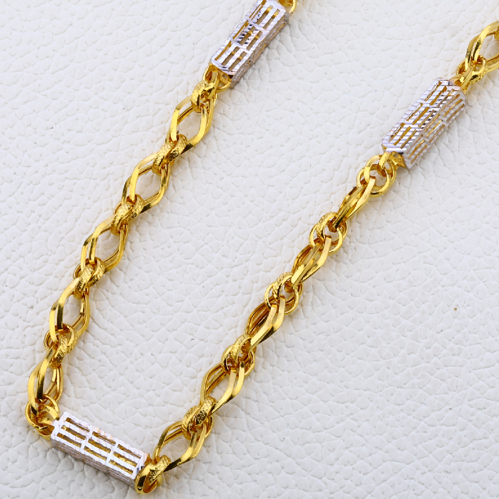 916 Gold Mens Stylish Choco Chain MCH243
