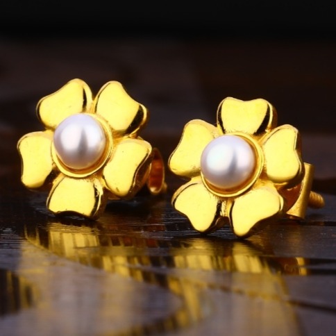 22 carat gold ladies earrings RH-LE371