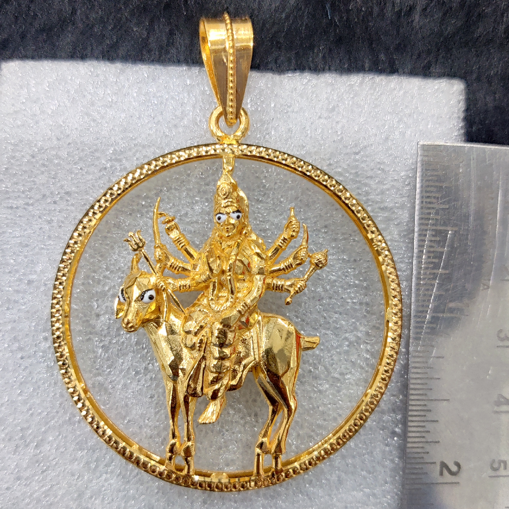 916 Gold Fancy Meladi Maa Pendant
