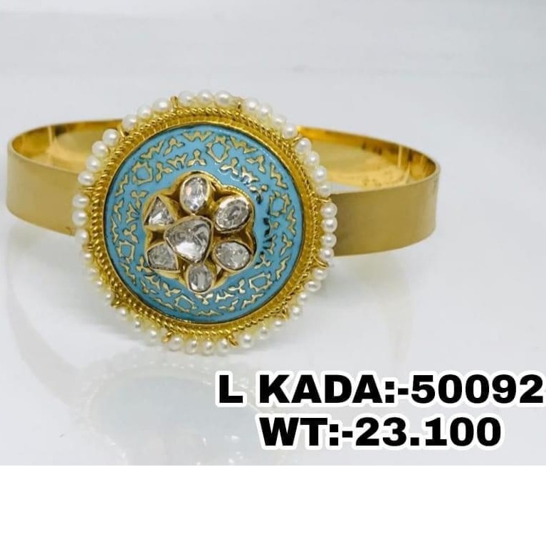 916 Gold Fancy Ladies Kada Brasclet RH-LB28