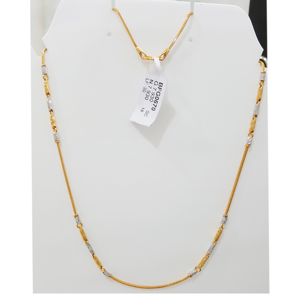 916 Gold Antique Bombay Fancy Chain