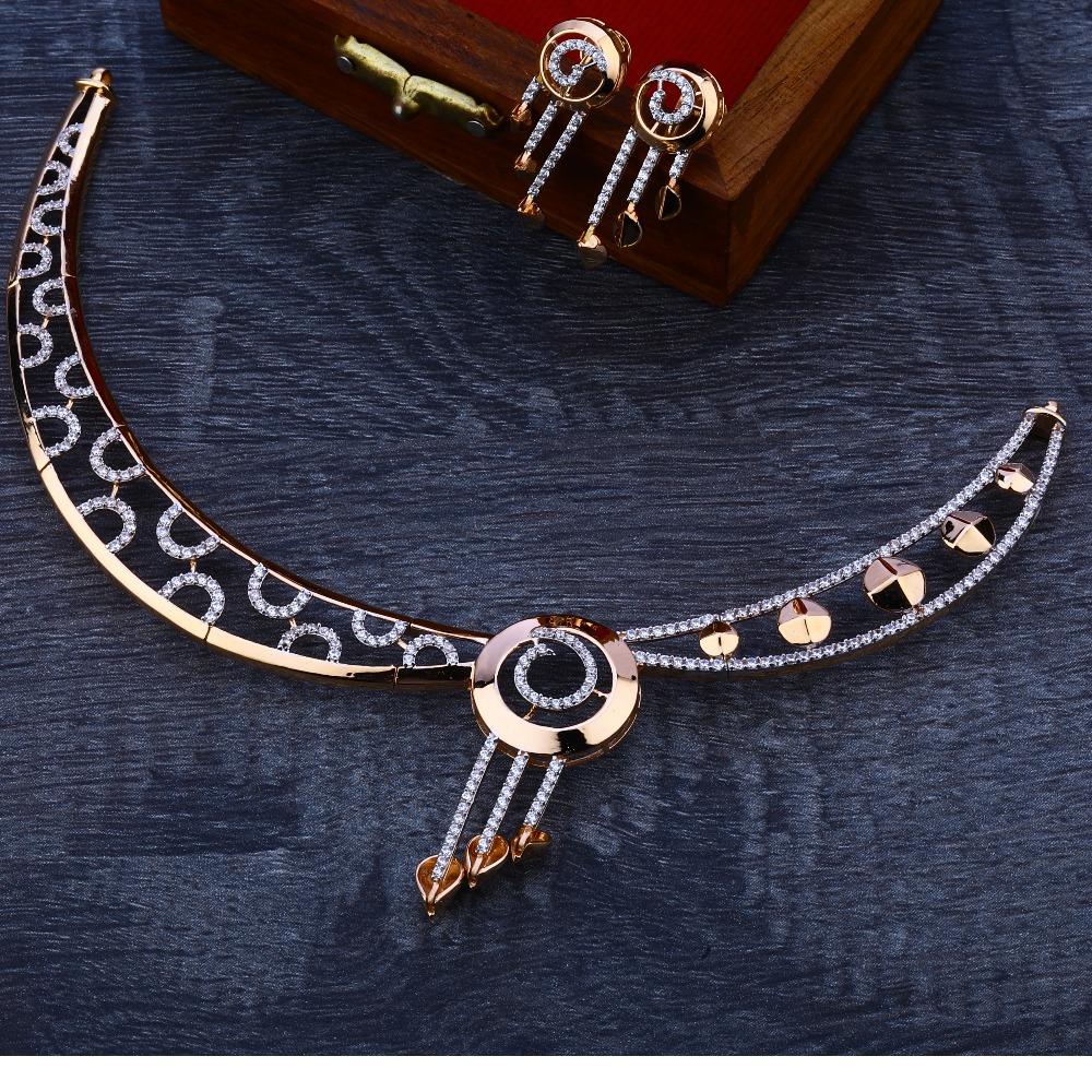 Rose gold hot sale designer necklace