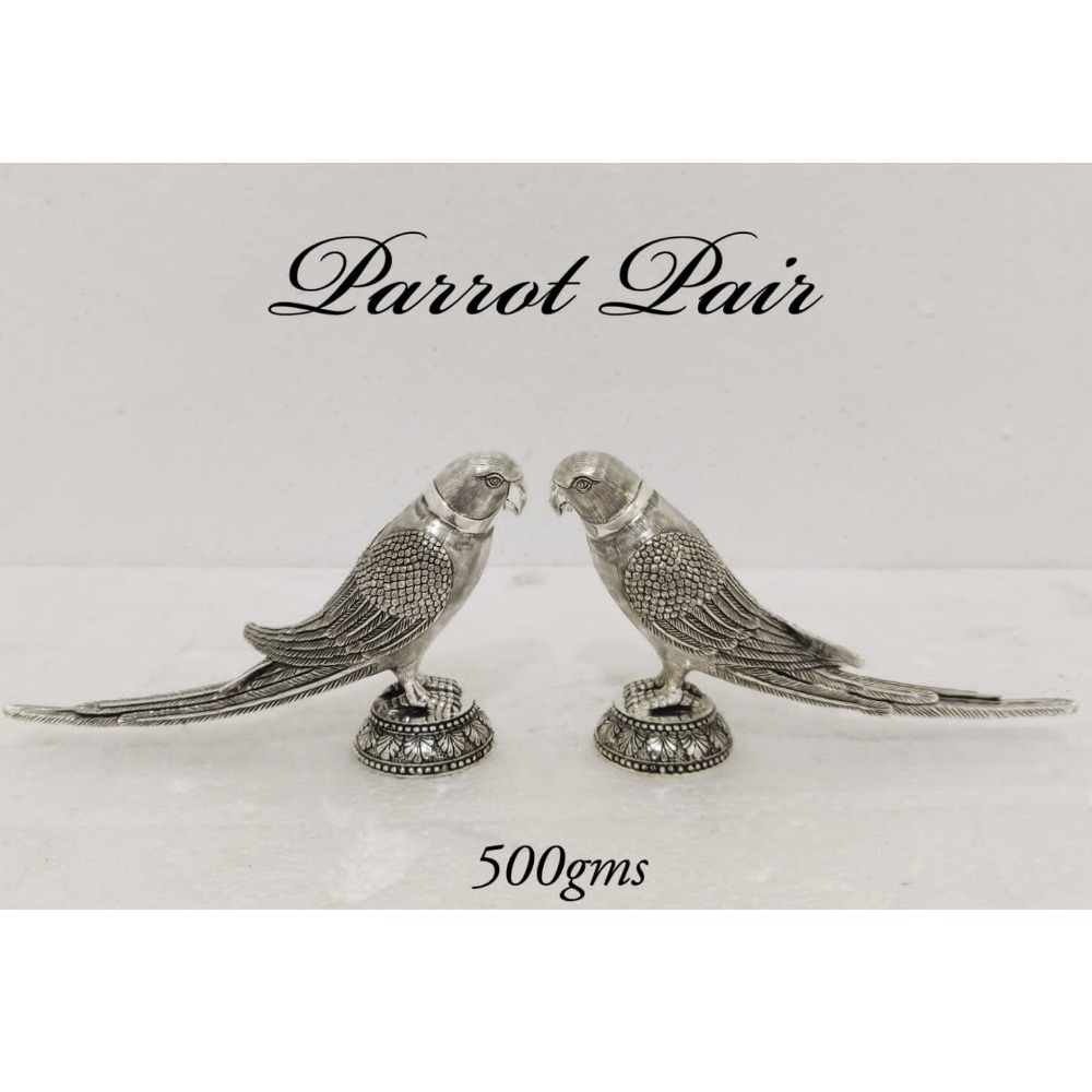 925 silver parrot Pair Set
