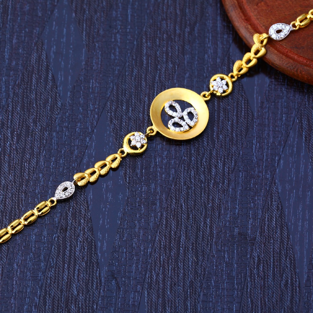 916 Gold Fancy Womens Bracelet  LB231