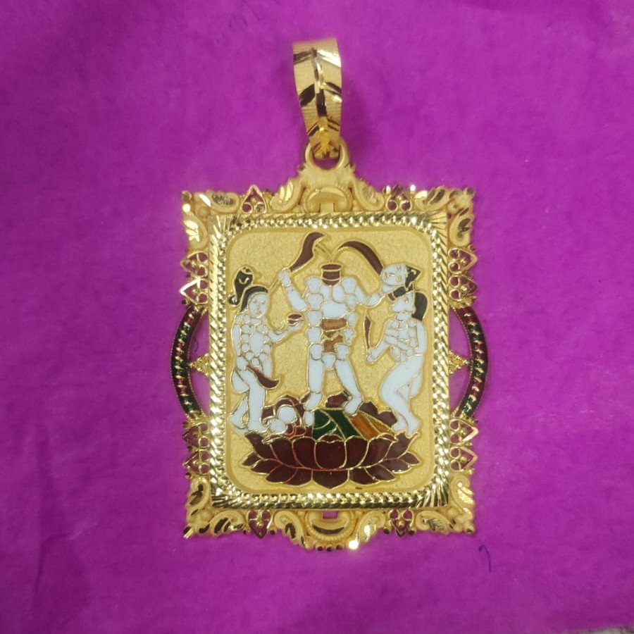 22K Gold Ful Jogani Maa Pendant