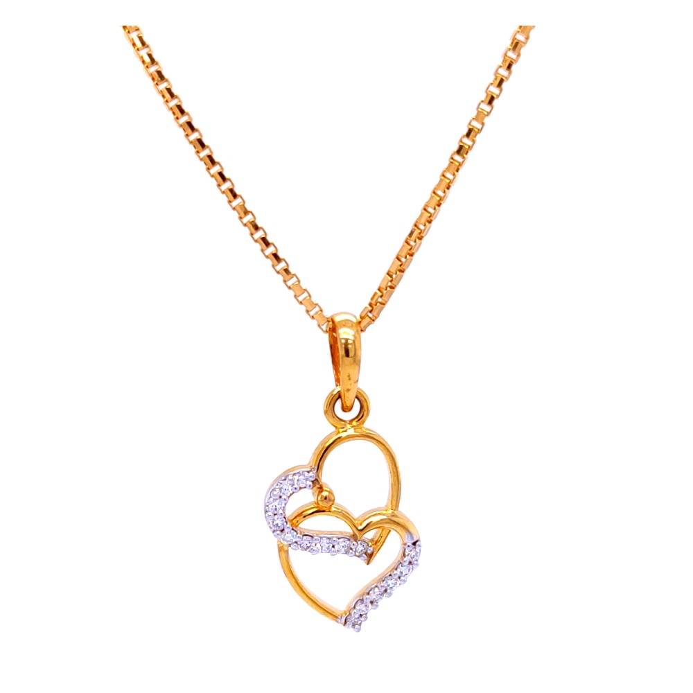 Desire hearts diamond pendant