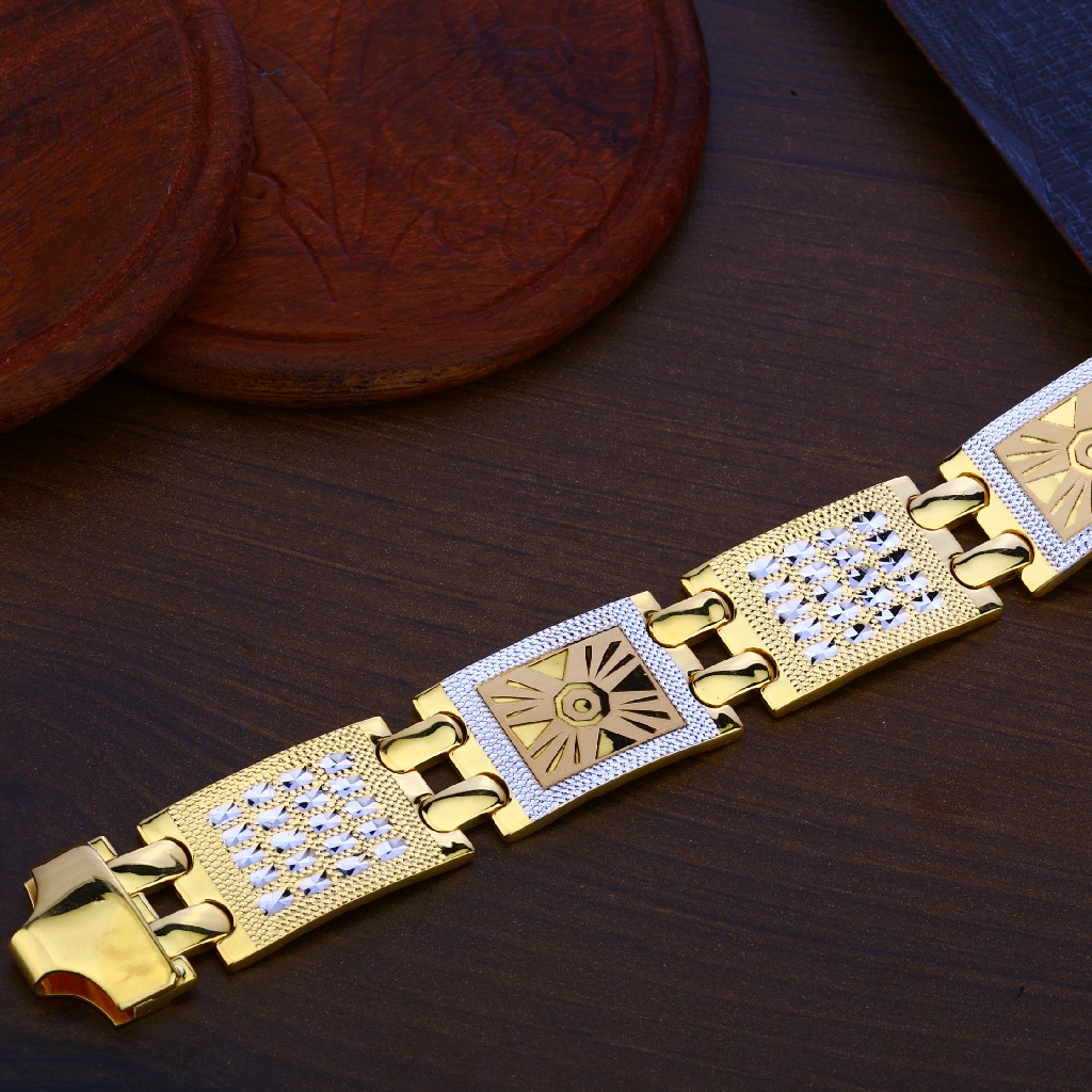 Mens Casting Gold Bracelet-MPB104