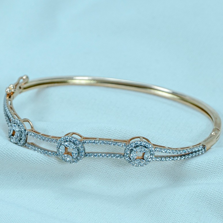 916 gold diamond bracelet lB1-75