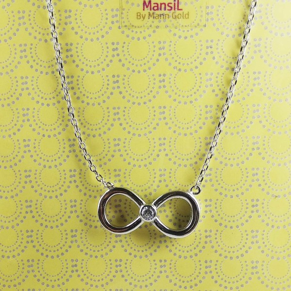 New infinity designed 925 sterling silver chain set