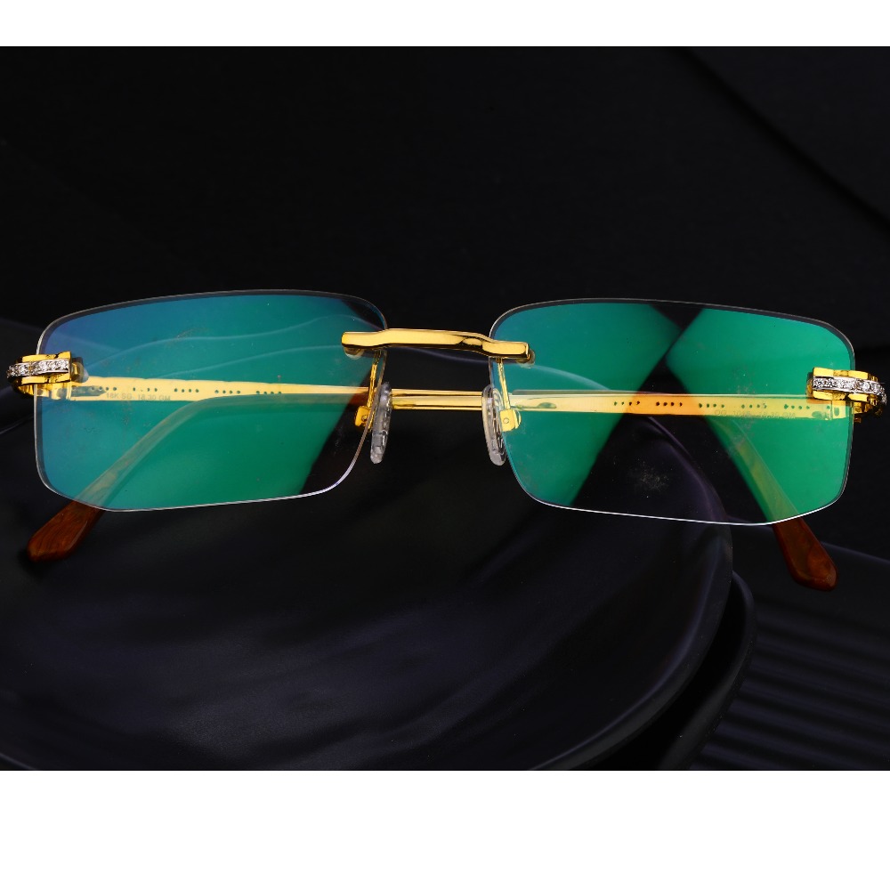 18KT Gold Hallmark Mens Delicate Spectacle S21
