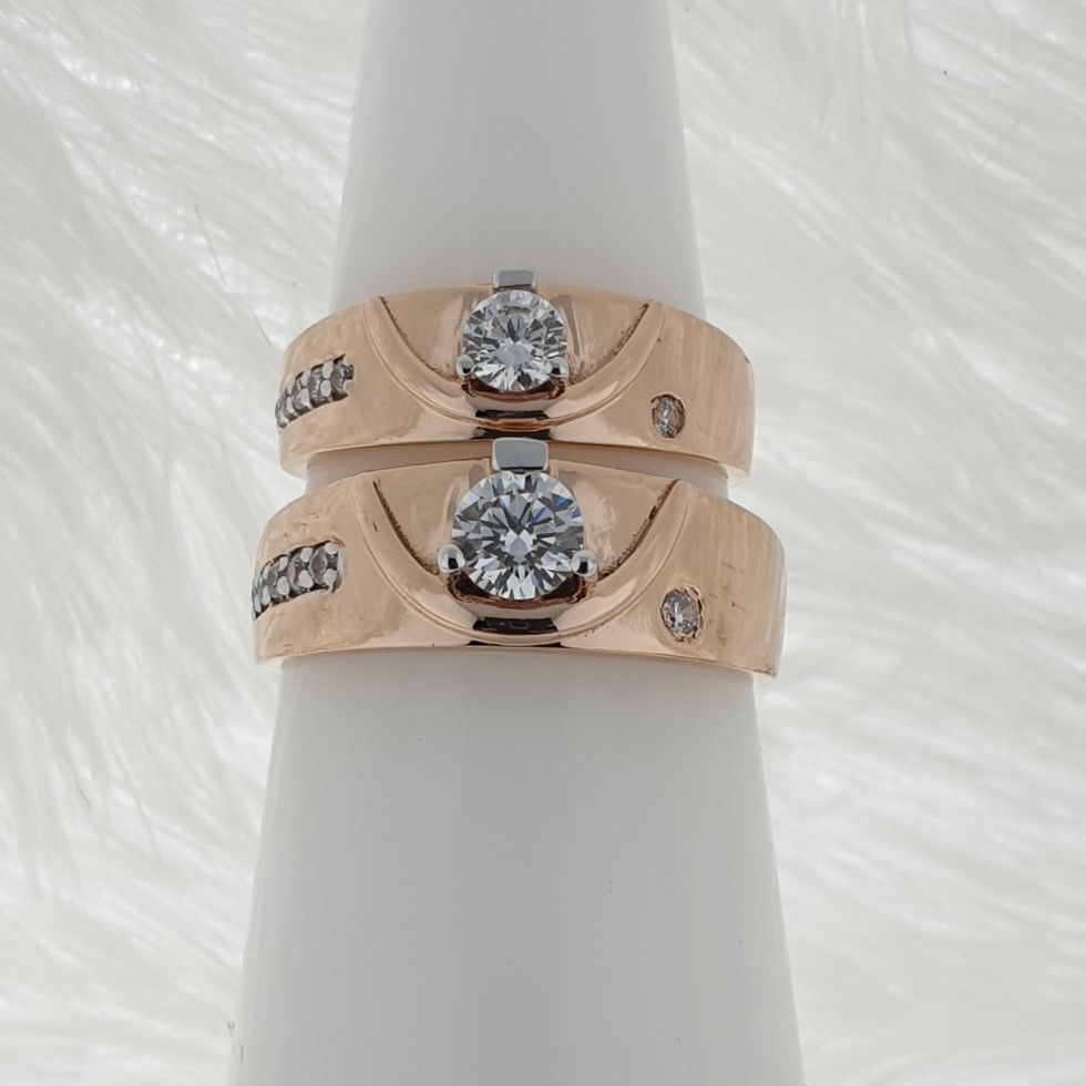 solitar couple ring