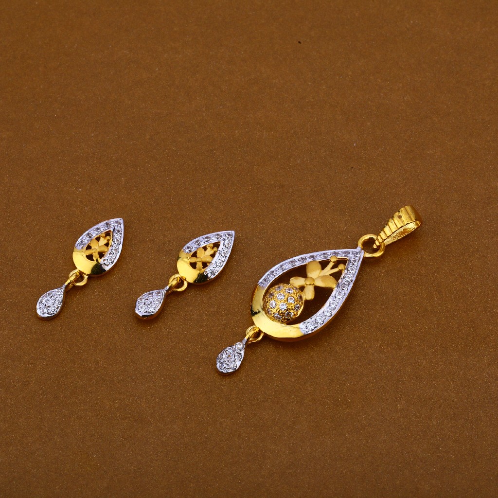 22Ct Gold Exclusive Ladies Hallmark Pendant Set FPS208