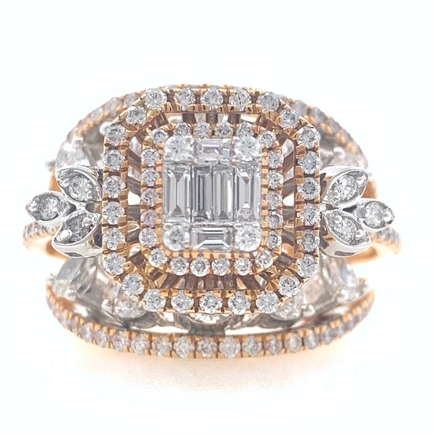Impressive Cocktail Diamond Ring