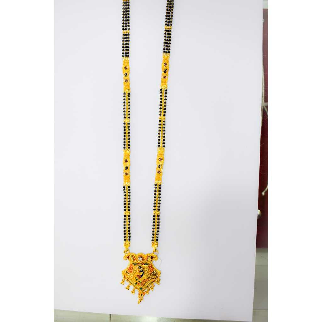 916 gold long mangalsutra | Jewelxy - 71059