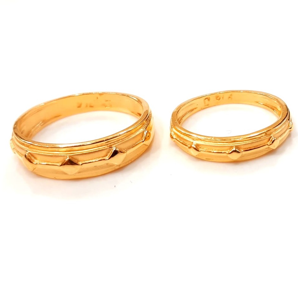 22KT Gold Hallmark Plain Design Ring 