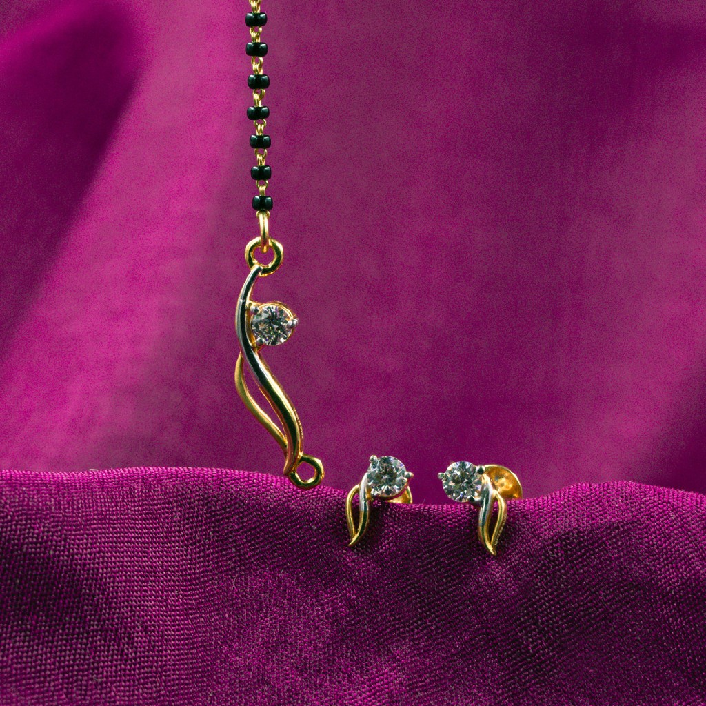 916 mangalsutra pendant set
