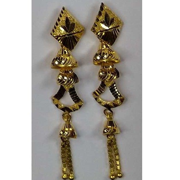 916 Gold Fancy Earrings Akm-er-068