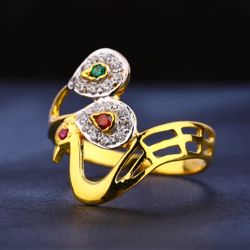 916 Gold CZ Ladies Gorgeous Ring LR338
