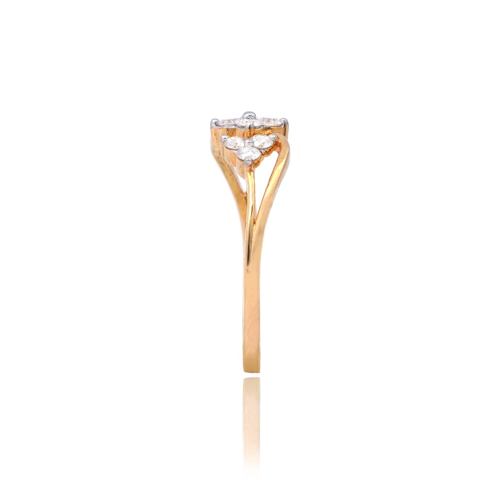 22KT Gold Fancy Diamond Ring