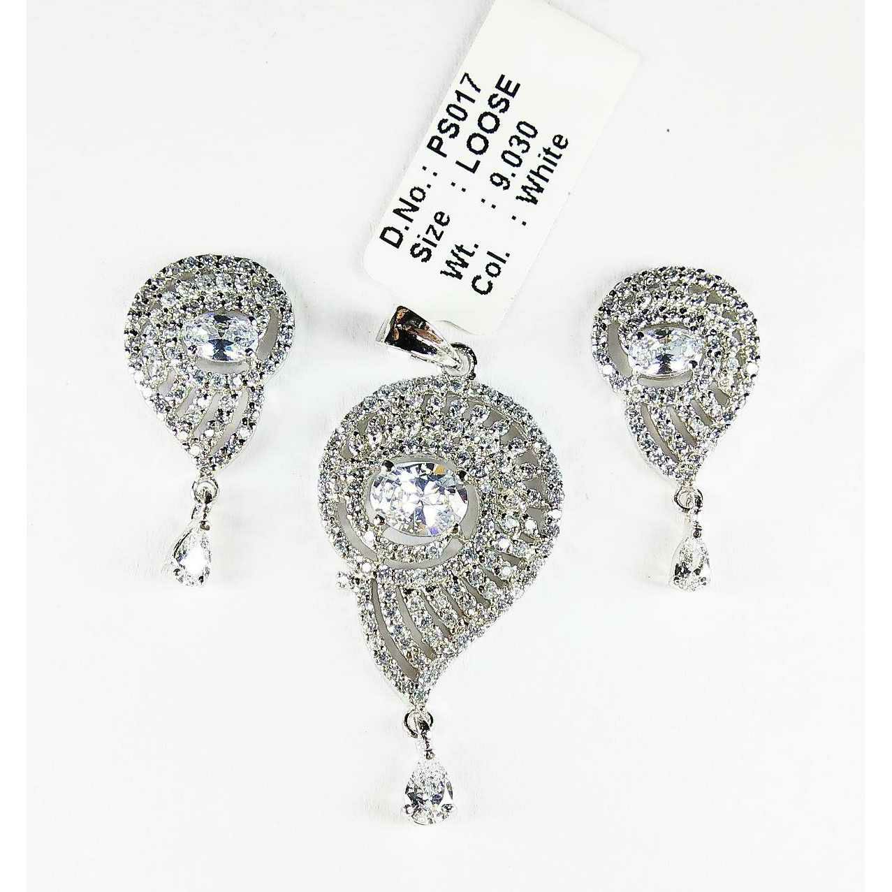 925 Silver Pendant Set With Latest Design