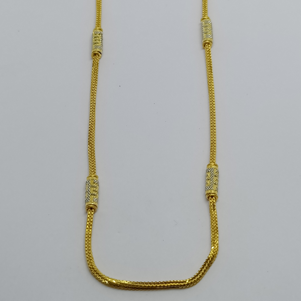 Buy quality 916 stylish gold chain design for female in Ahmedabad