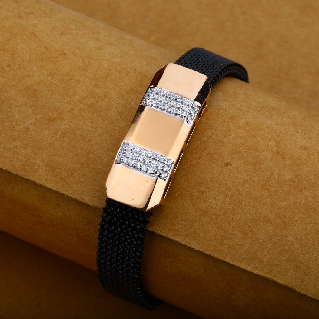 Buy University Trendz Double Wide Fashionable Rope Leather Bracelet for  Boys Black at Amazonin