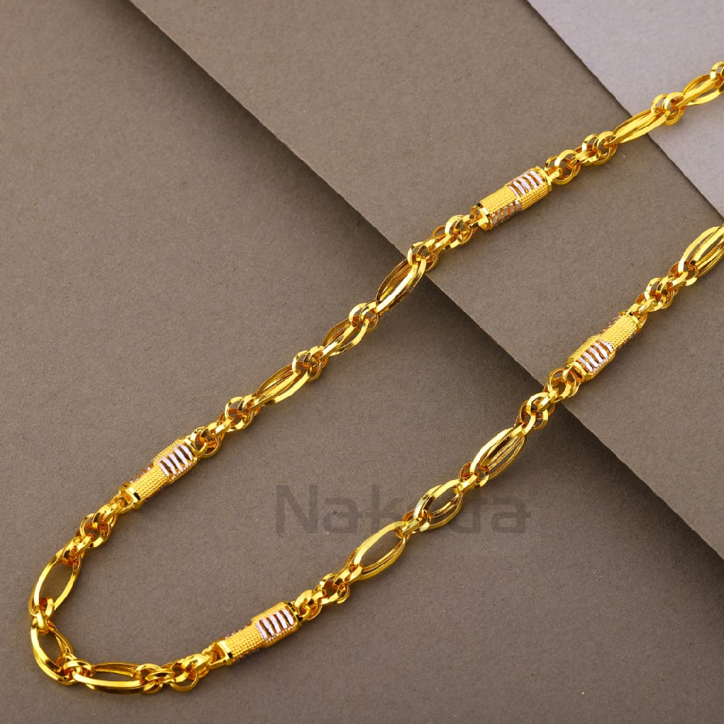 Buy quality 22KT Gold Men's Choco Chain MCH823 in Ahmedabad