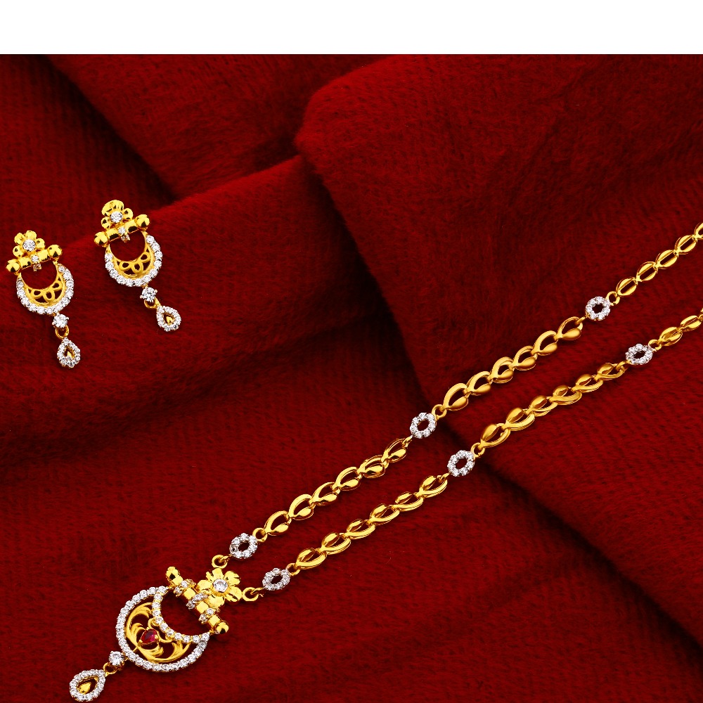 916 Gold Hallmark Chain Necklace CN138