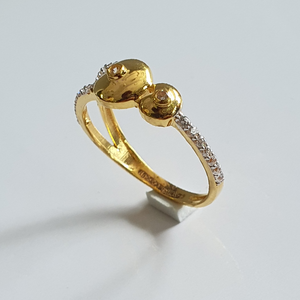 22k gold Round Dangle Toe Rings | Raj Jewels