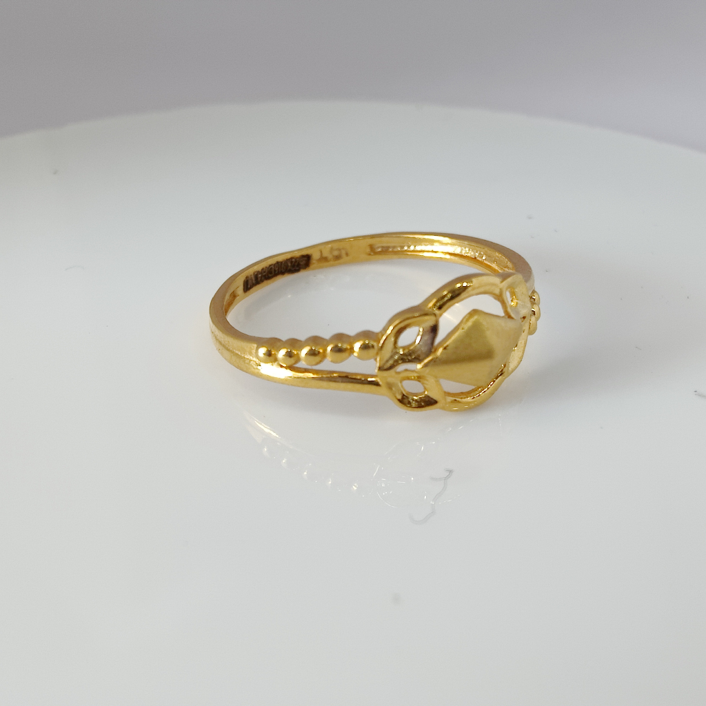 22k Gold Ladies Plain Ring