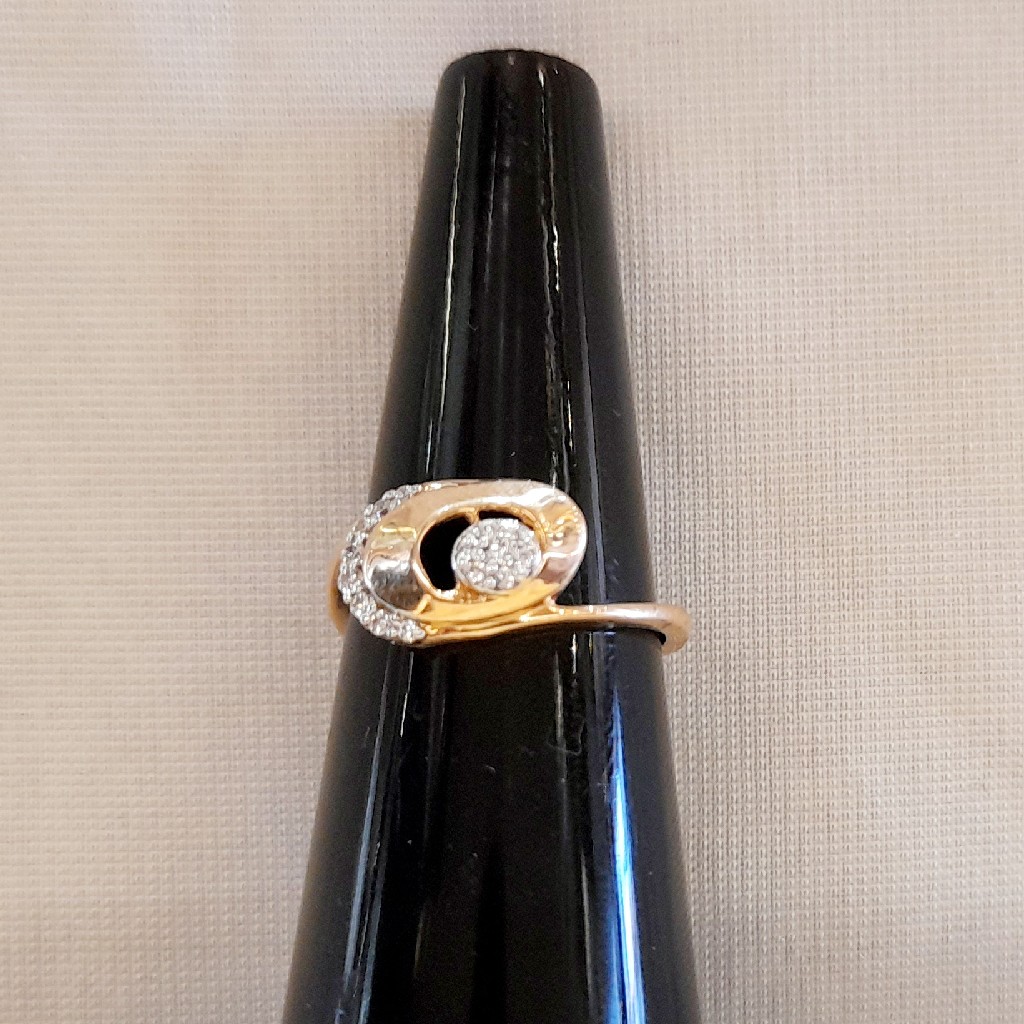18 CRT Hallmark Rose Gold Ladies Ring