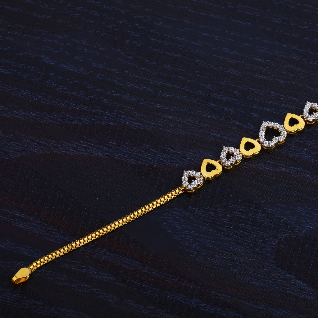Ladies Daily Wear Gold 916 Bracelet-LB62