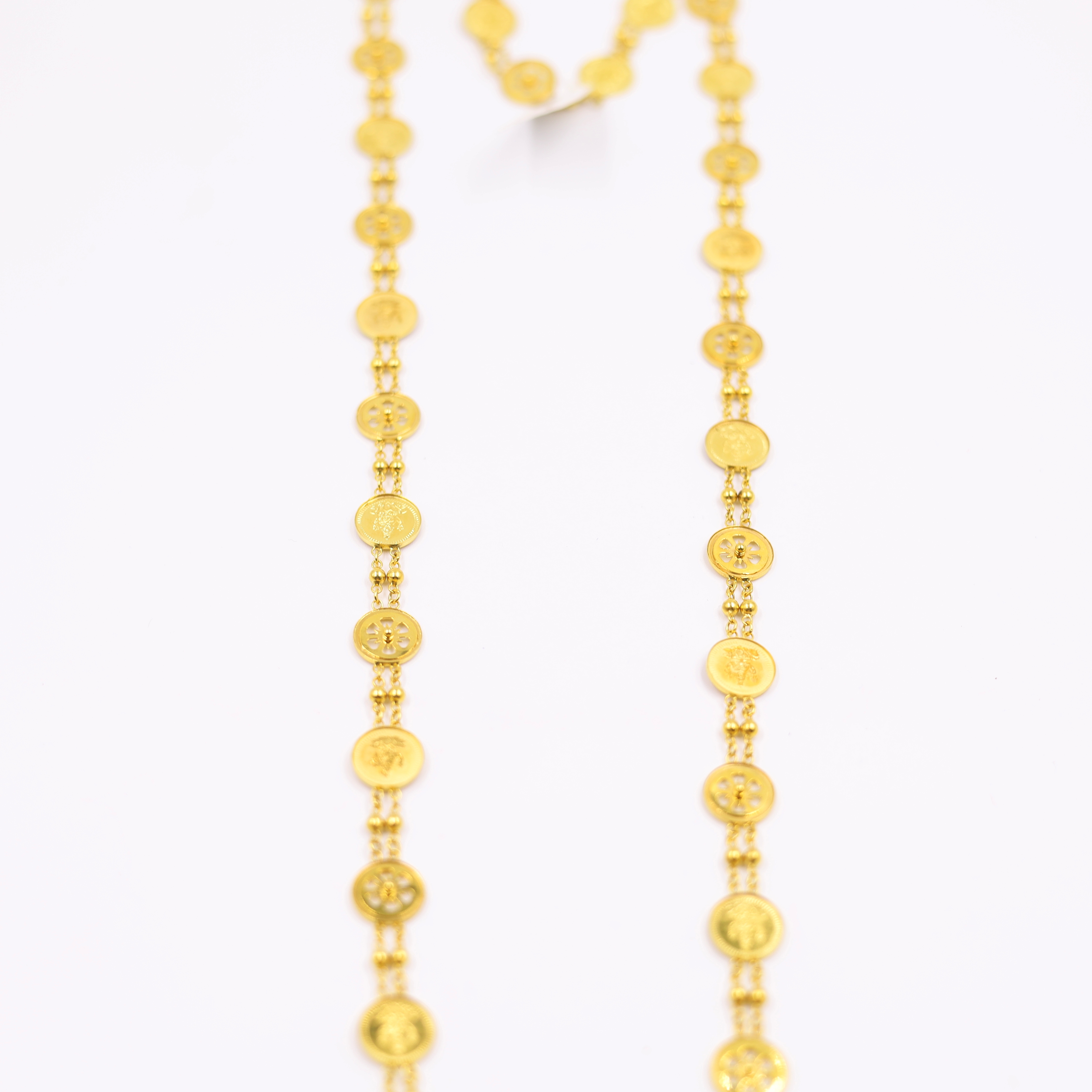 Traditional 22KT Gold Laxmi Chain