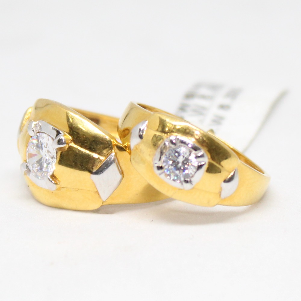 ring 916 hallmark gold daimond-6778