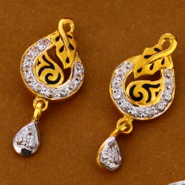 22KT Gold Hallmark Delicate Ladies Pendant Set FPS283