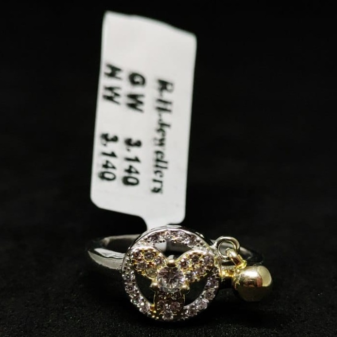 92.5 silver antique diamonds ladies rings RH-LR217