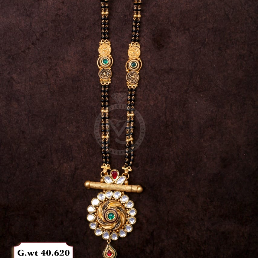 22k(916)gold ladies antique mangalsutra 
