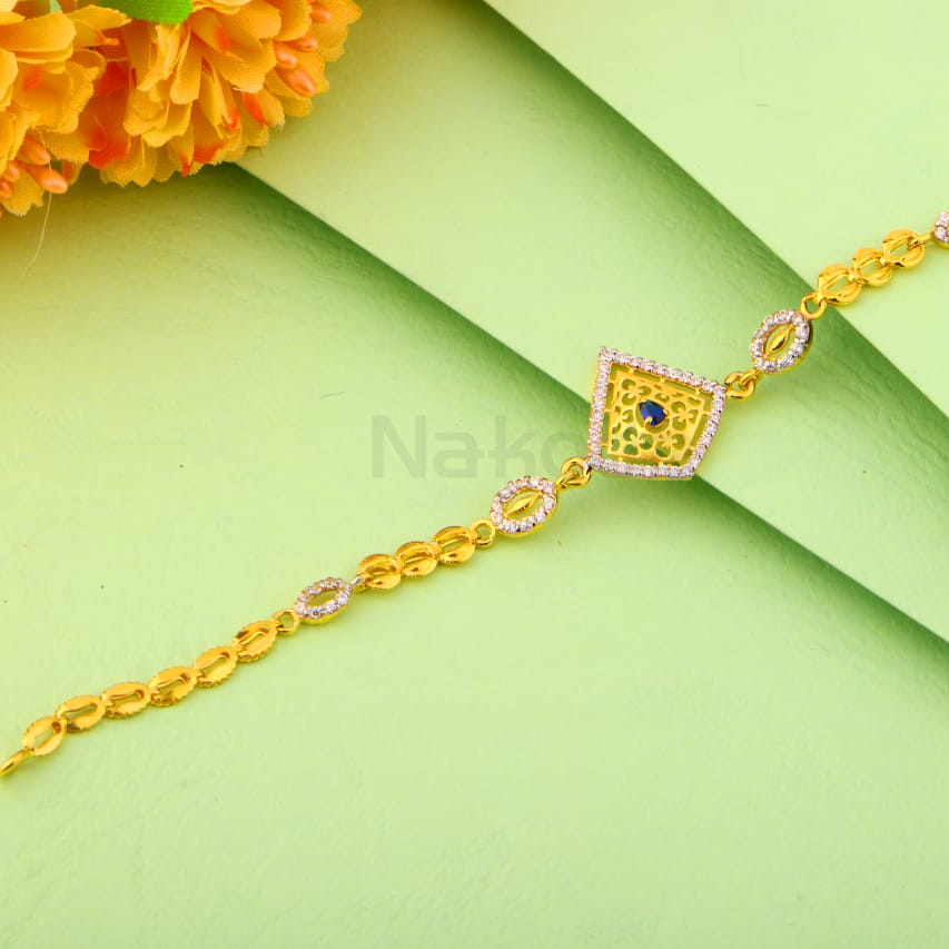 916 Gold Ladies Gorgeous Bracelet LB536